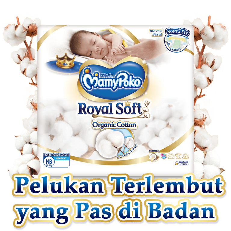 MamyPoko Royal Soft Tape Newborn